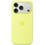 Coque Apple en silicone avec MagSafe pour iPhone 17 Pro - Jaune Fluo