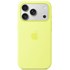 Coque Apple en silicone avec MagSafe pour iPhone 17 Pro - Jaune Fluo