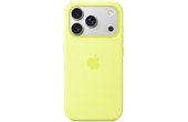 Coque Apple en silicone avec MagSafe pour iPhone 17 Pro - Jaune Fluo