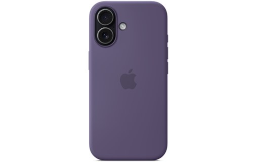 Coque Apple en silicone avec MagSafe pour iPhone 17 - Brume Violette