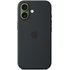 Coque Apple en silicone avec MagSafe pour iPhone 17 - Noire