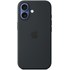 Coque Apple en silicone avec MagSafe pour iPhone 17 - Noire