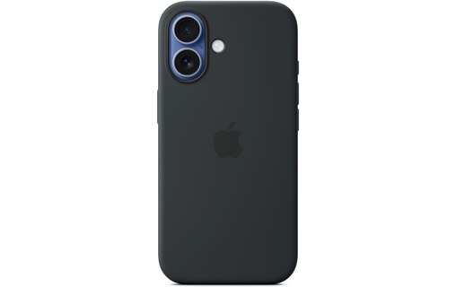 Coque Apple en silicone avec MagSafe pour iPhone 17 - Noire