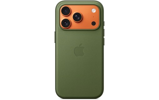 Coque Apple en tissage technique avec MagSafe pour iPhone 17 Pro - Verte