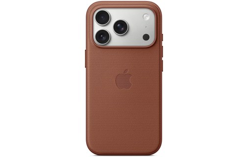 Coque Apple en tissage technique avec MagSafe pour iPhone 17 Pro - Sienne