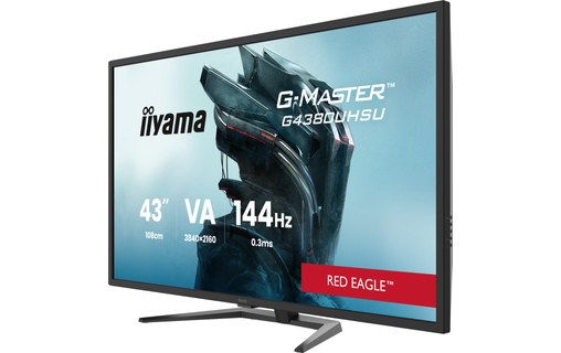 Écran Gaming 42,5" iiyama G-MASTER G4380UHSU-B2 - 4K 144 Hz