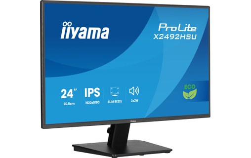 Écran 24" iiyama ProLite X2492HSU-B1 - 120 Hz