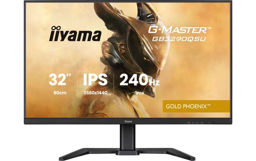 Écran Gaming 31,5" iiyama G-MASTER GB3290QSU-B1 - 240 Hz USB-C