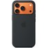 Coque Apple en silicone avec MagSafe pour iPhone 17 Pro - Noire