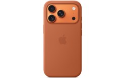 Coque Apple en silicone avec MagSafe pour iPhone 17 Pro - Terracotta