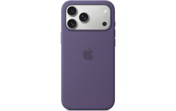 Coque Apple en silicone avec MagSafe pour iPhone 17 Pro Max - Brume Violette