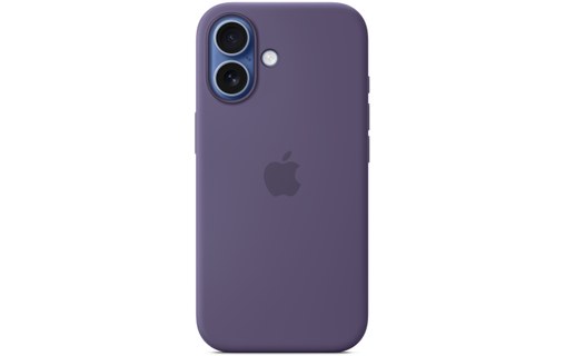 Coque Apple en silicone avec MagSafe pour iPhone 17 - Brume Violette