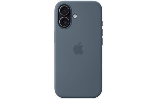 Coque Apple en silicone avec MagSafe pour iPhone 17 - Bleu maritime