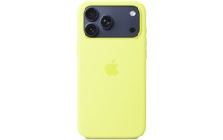 Coque Apple en silicone avec MagSafe pour iPhone 17 Pro Max - Jaune Fluo