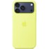 Coque Apple en silicone avec MagSafe pour iPhone 17 Pro Max - Jaune Fluo