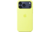 Coque Apple en silicone avec MagSafe pour iPhone 17 Pro Max - Jaune Fluo