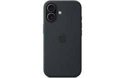 Coque Apple en silicone avec MagSafe pour iPhone 17 - Noire