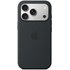 Coque Apple en silicone avec MagSafe pour iPhone 17 Pro - Noire