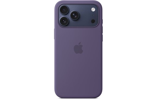 Coque Apple en silicone avec MagSafe pour iPhone 17 Pro Max - Brume Violette