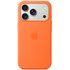 Coque Apple en silicone avec MagSafe pour iPhone 17 Pro - Orange