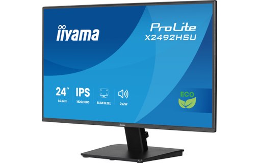 Écran 24" iiyama ProLite X2492HSU-B1 - 120 Hz