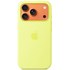 Coque Apple en silicone avec MagSafe pour iPhone 17 Pro - Jaune Fluo