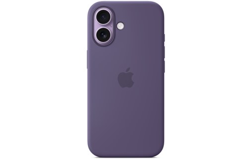 Coque Apple en silicone avec MagSafe pour iPhone 17 - Brume Violette