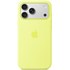 Coque Apple en silicone avec MagSafe pour iPhone 17 Pro Max - Jaune Fluo