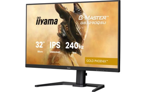 Écran Gaming 31,5" iiyama G-MASTER GB3290QSU-B1 - 240 Hz USB-C