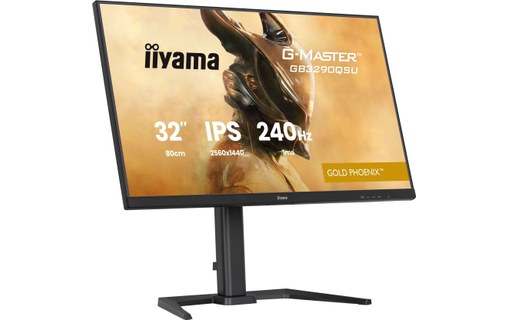 Écran Gaming 31,5" iiyama G-MASTER GB3290QSU-B1 - 240 Hz USB-C