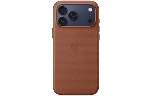 Coque Apple en tissage technique avec MagSafe pour iPhone 17 Pro Max - Sienne