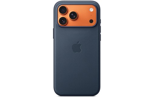 Coque Apple en tissage technique avec MagSafe pour iPhone 17 Pro Max - Bleue