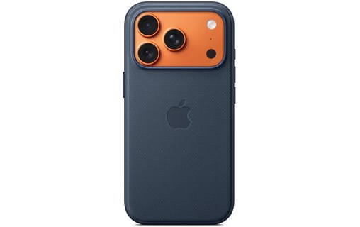 Coque Apple en tissage technique avec MagSafe pour iPhone 17 Pro - Bleue