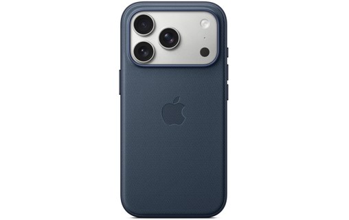 Coque Apple en tissage technique avec MagSafe pour iPhone 17 Pro - Bleue