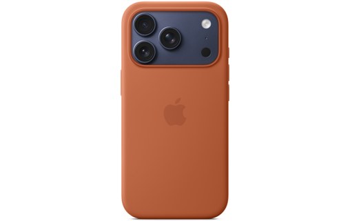 Coque Apple en silicone avec MagSafe pour iPhone 17 Pro - Terracotta