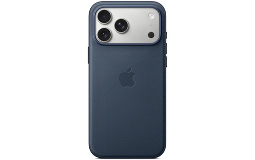 Coque Apple en tissage technique avec MagSafe pour iPhone 17 Pro Max - Bleue