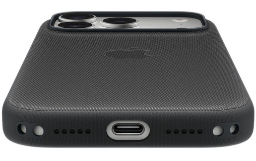 Coque Apple en tissage technique avec MagSafe pour iPhone 17 Pro - Noire