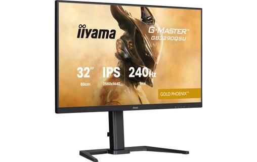 Écran Gaming 31,5" iiyama G-MASTER GB3290QSU-B1 - 240 Hz USB-C