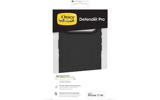 Coque MagSafe pour iPhone Air - OtterBox Defender Pro - Noire