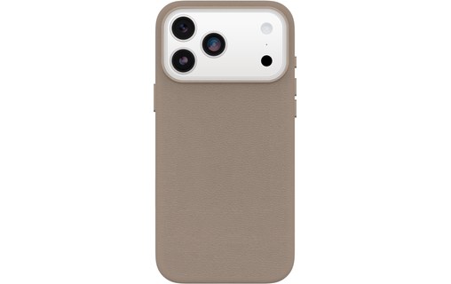 Coque MagSafe pour iPhone 17 Pro Max - OtterBox Symmetry Cactus Leather - Grise