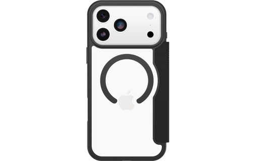 Étui à rabat MagSafe pour iPhone 17 Pro Max - OtterBox React - Noire transparent
