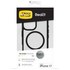 Coque MagSafe pour iPhone 17 - OtterBox React - Noire transparent