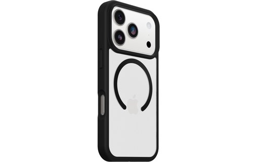 Coque MagSafe pour iPhone 17 Pro - OtterBox React - Noire transparent