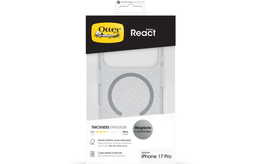 Coque MagSafe pour iPhone 17 Pro - OtterBox React - Stardust