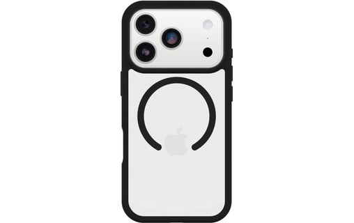 Coque MagSafe pour iPhone 17 Pro - OtterBox React - Noire transparent