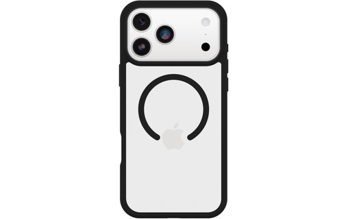 Coque MagSafe pour iPhone 17 Pro Max - OtterBox React - Noire transparent