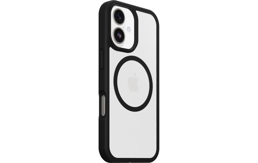 Coque MagSafe pour iPhone 17 - OtterBox React - Noire transparent