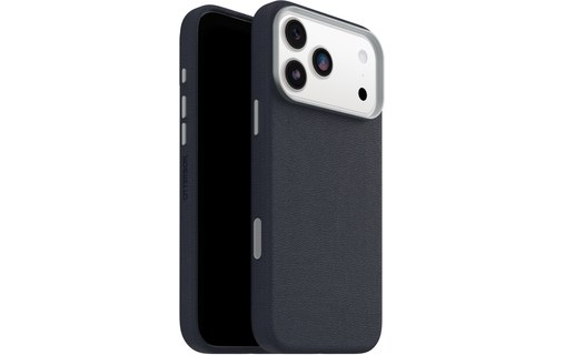 Coque MagSafe pour iPhone 17 Pro Max - OtterBox Symmetry Cactus Leather - Bleue