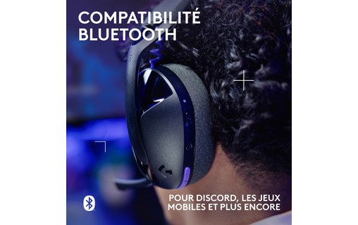Casque gaming Logitech G321 Lightspeed, Noir