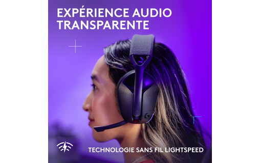 Casque gaming Logitech G321 Lightspeed, Noir